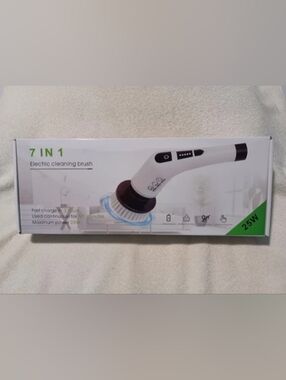 7 in 1 electric cleaning spin brush